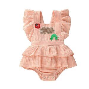 The Very Hungry Caterpillar Dress Smash Cake First Birthday Outfit Clothes